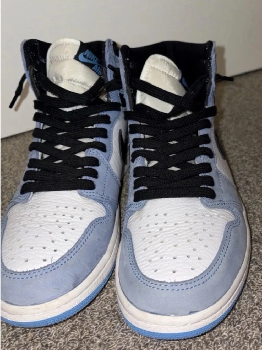 Air jordan 1 high university blue retro worn once 8 men’s and all stars in tact